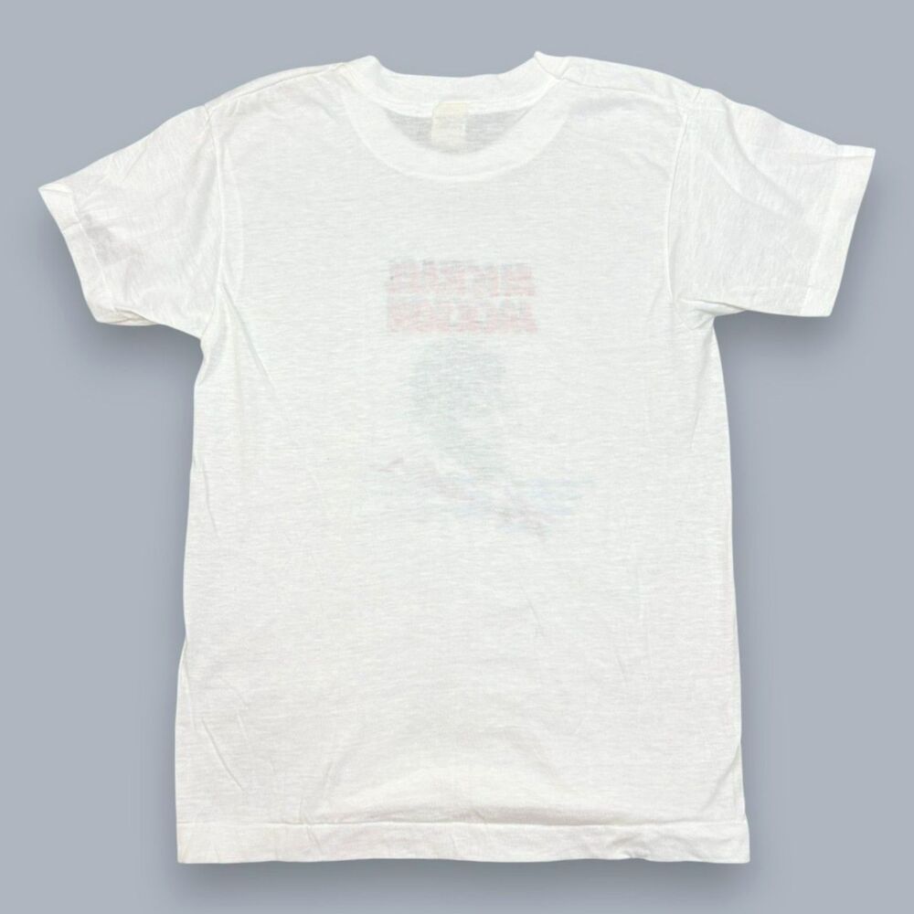 Vintage 1984 Michael Jackson Thriller T-Shirt Youth White Single Stitch USA - Picture 2 of 8